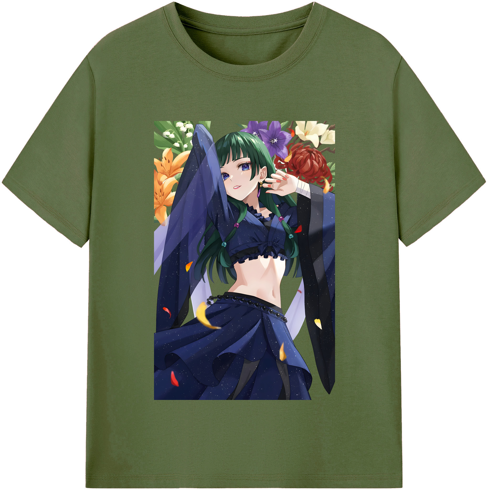（画像用） 薬屋のひとりごと The Apothecary Diaries 綿100％半袖Tシャツ（フロントプリント）